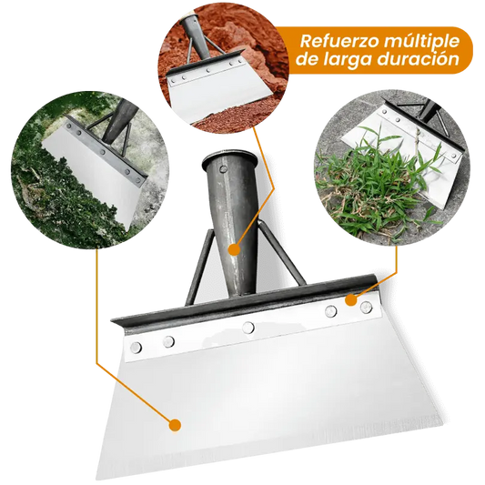 ®TerraFlex | Removedora de Hierba, lodo, piedras, raíces, musgo, grasa, pared.