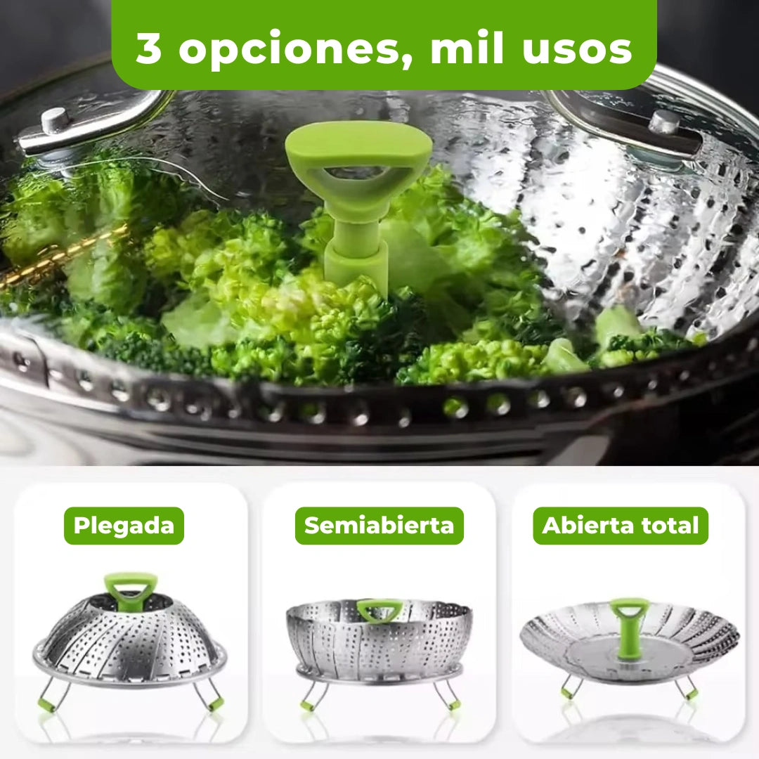 VAPORERA EN ACERO PLUS
