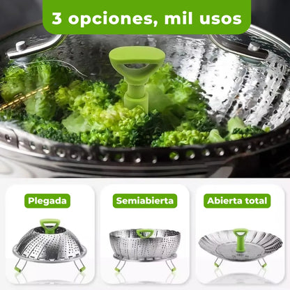 VAPORERA EN ACERO PLUS