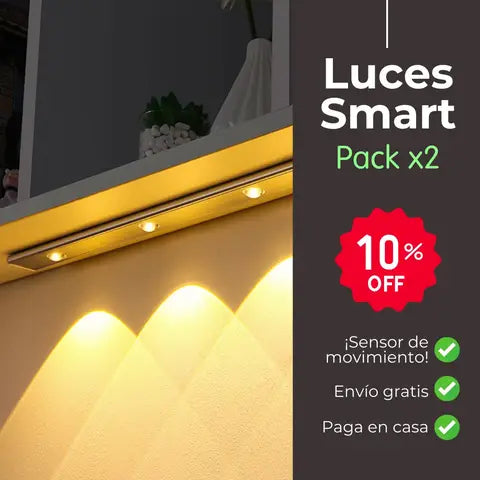 LUCES SMART PACK X 2